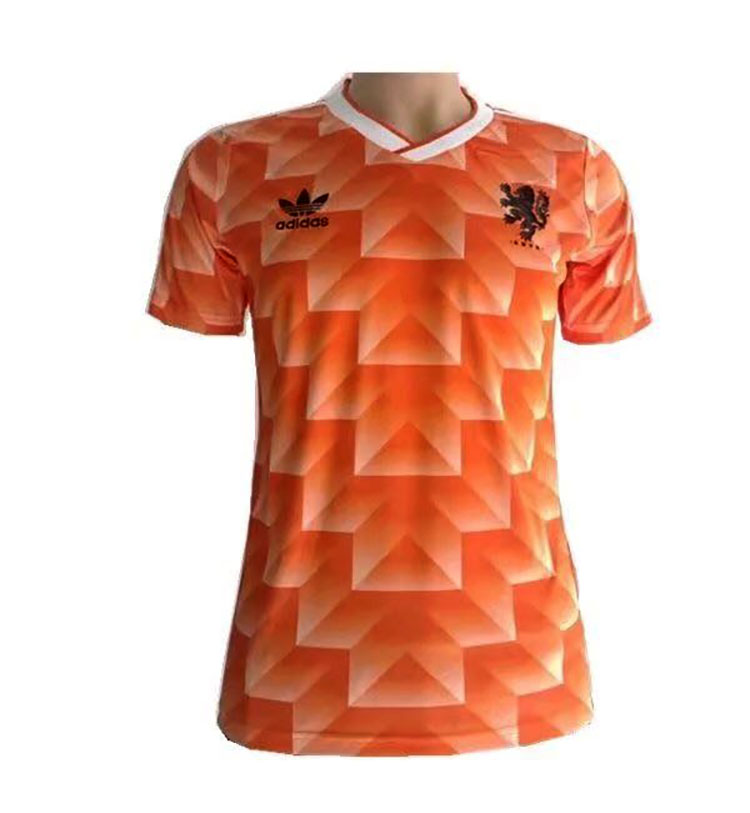 1988 Season Netherland Home Orange Color Soccer Jersey Top Thailand Quality Holland Retro Jerseys