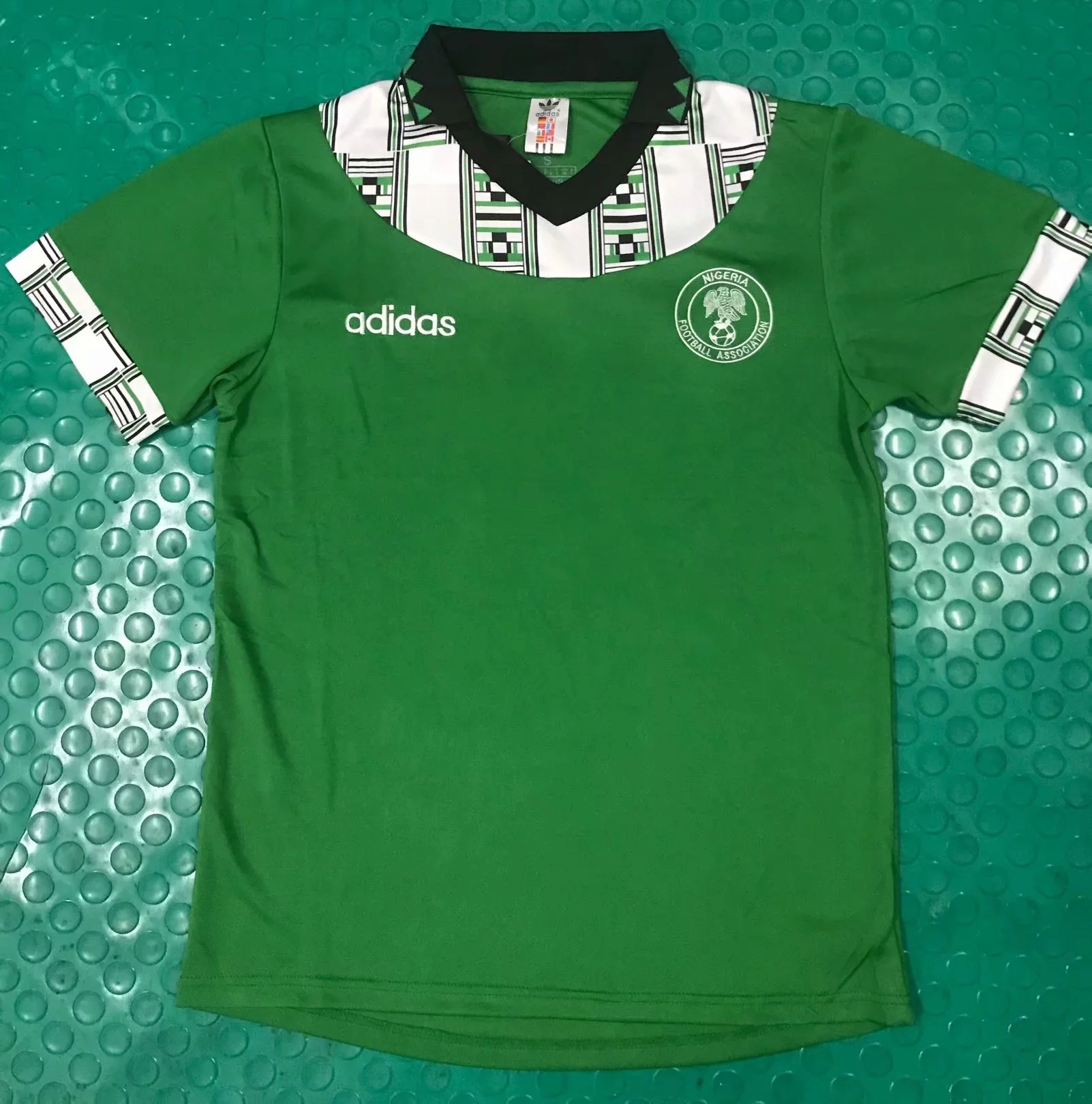 1994 World Cup Nigeria Home Green Color Football Shirt Top Thailand Quality Nigeria Retro Jersey