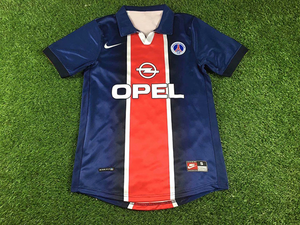 1998 Season Paris Saint Germain Home Blue Color Football Retro Jersey