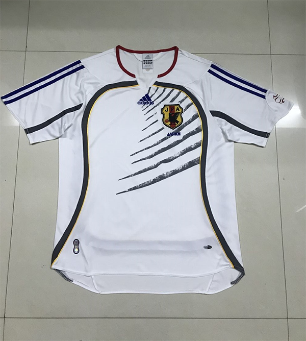 2006 World Cup Japan Away White Color Soccer Jersey Top Thailand Quality Japan Retro Jerseys