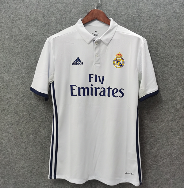 2016-2017 Season Real Madrid Home White Color Soccer Jersey Top Thailand Quality Real Madrid Retro Jerseys