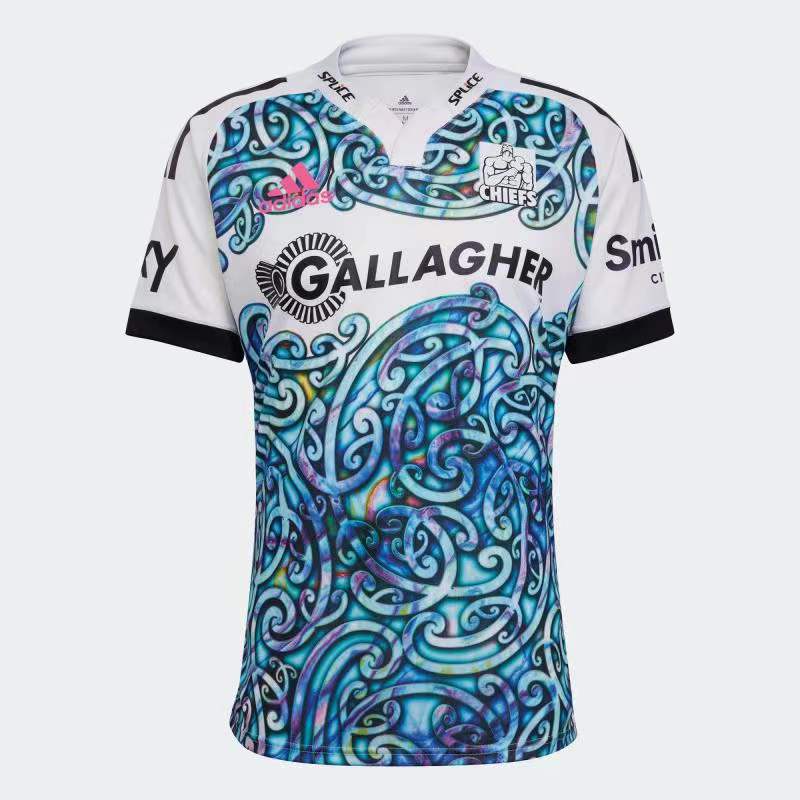 2022 Season Chiefs Away Blue Color Rugby Jersey