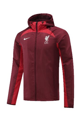 22-23 Season Liverpool Wine-Red Color Football Windbreaker