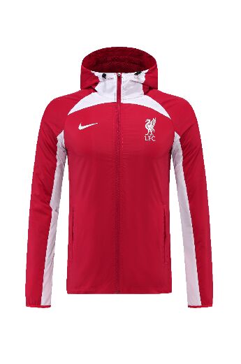 22-23 Season Liverpool Red Color Padded Football Windbreaker