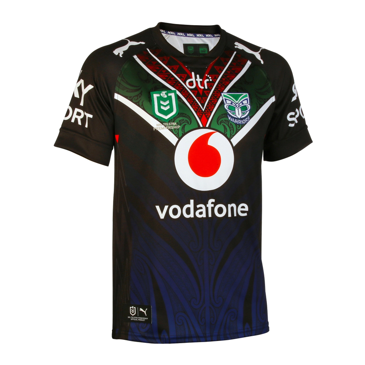 2022 Season New Zealand Warriors A11 Dark-Blue Color Rugby Jersey