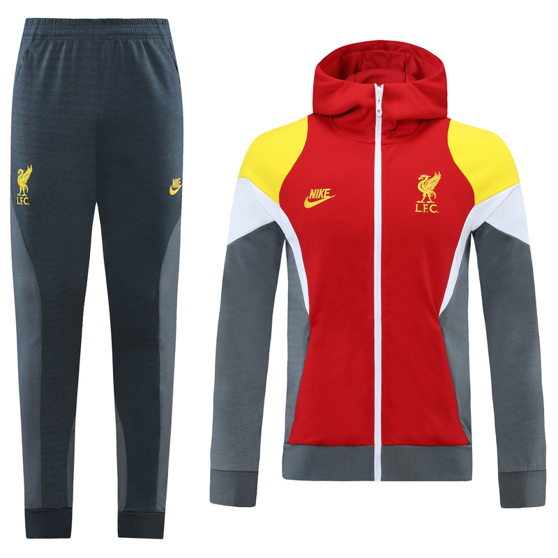 21-22 Season Liverpool Mixed Color Football Hoodie