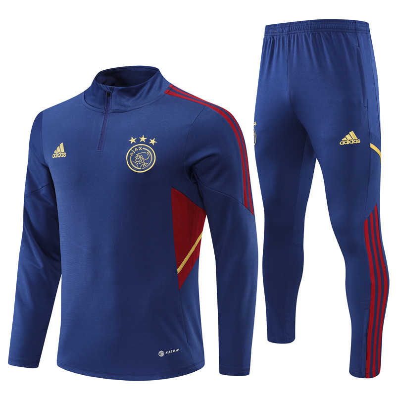 22-23 Season Ajax Dark-Blue Color Football Sweater Set