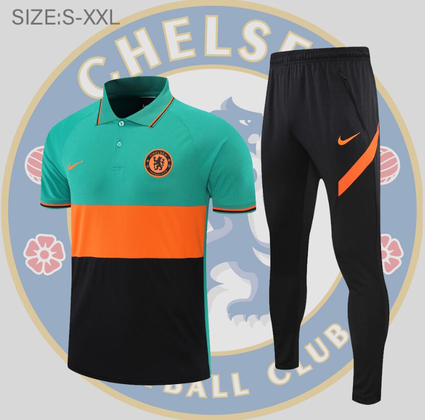 22-23 Season Chelsea Mixed Color Football Polo Training Suit