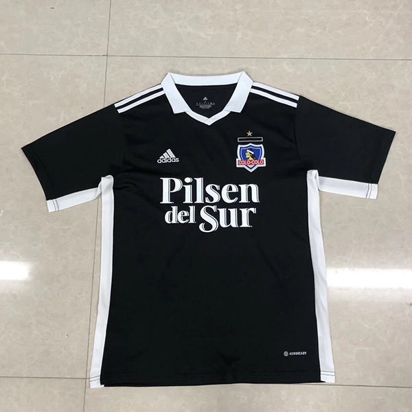 22-23 Season Colo Colo Away Black Color Soccer Jersey