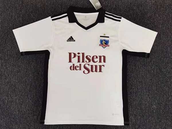 22-23 Season Colo Colo Home White Color Soccer Jersey