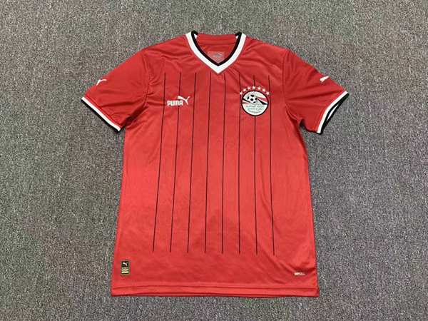 2022 World Cup Egypt Home Red Color Soccer Jersey