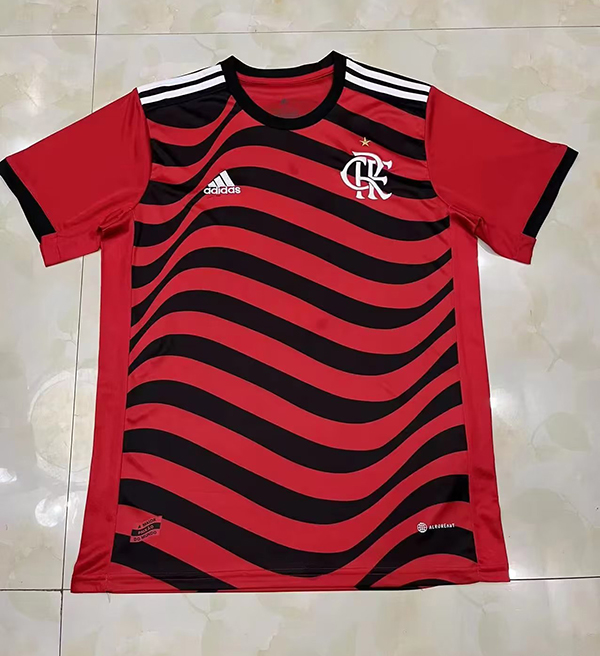 22-23 Season Flamengo Third Red Color Soccer Jersey