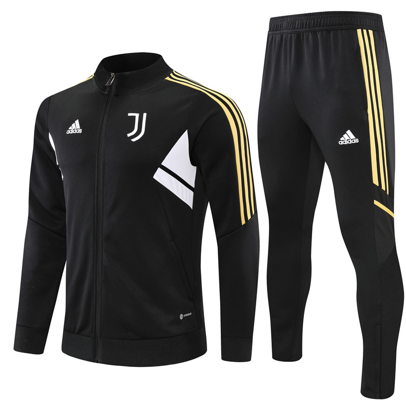 22-23 Season Juventus Black Color Training Tracksuit