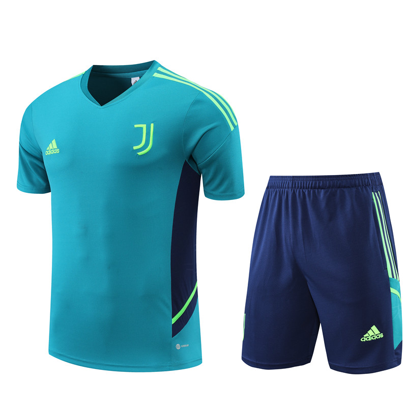 22-23 Season Juventus Green Color Football Training Set