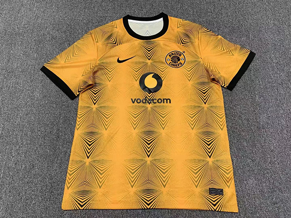 22-23 Season Kaizer Chiefs Home Yellow Color Soccer Jersey