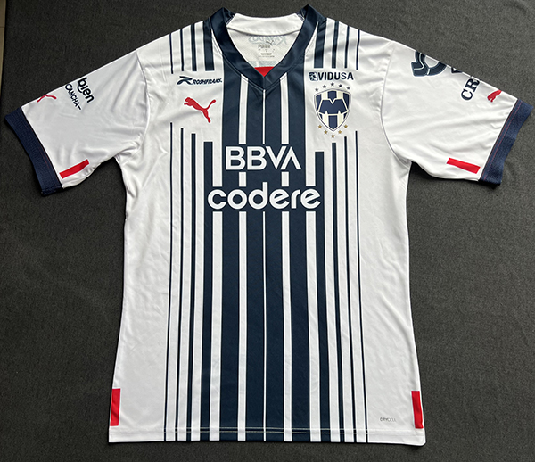 22-23 Season Monterrey Home Black-White Color Soccer Jersey