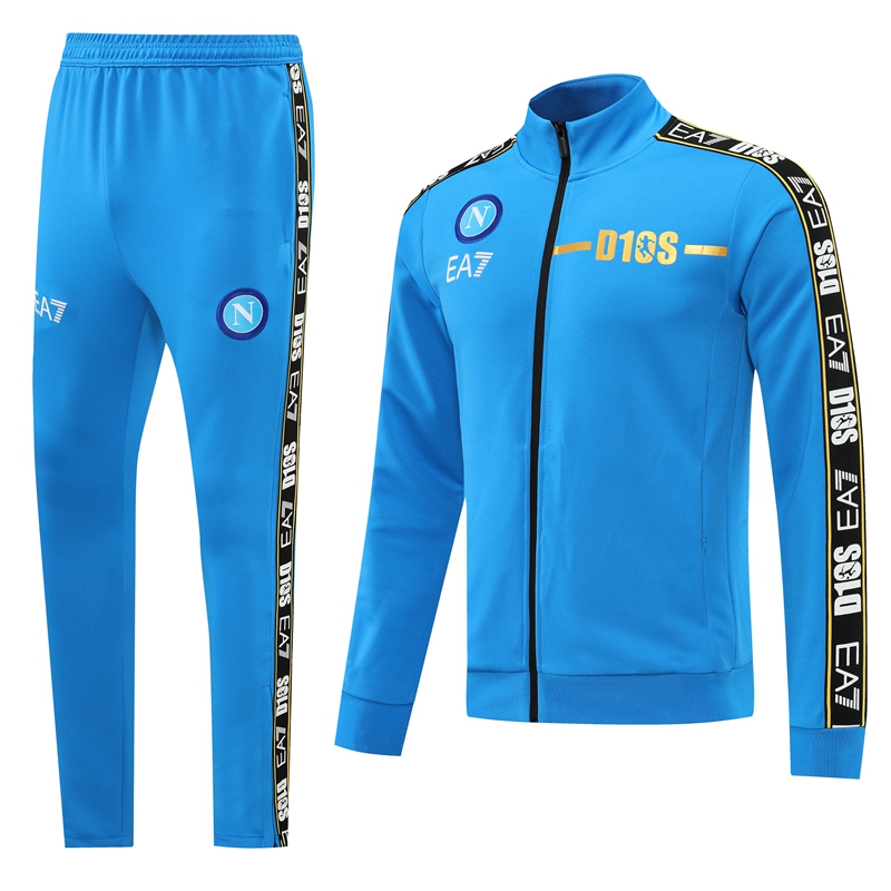 22-23 Season Napoli Blue Color Football Tracksuit