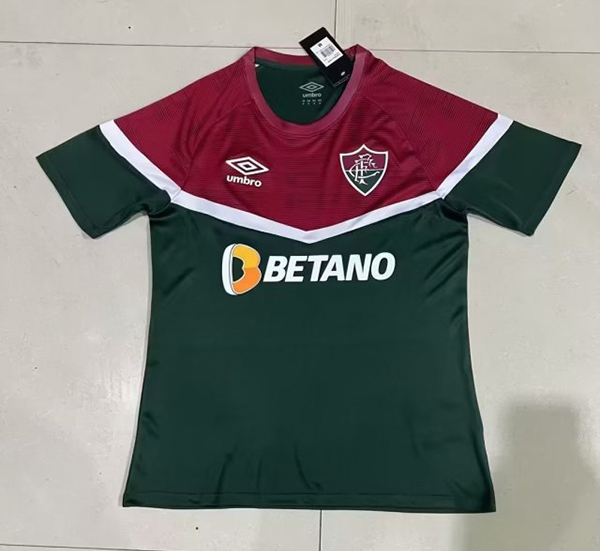 23-24 Season Fluminense Home Green Color Soccer Jersey