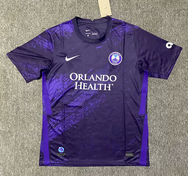 23-24 Season Orlando City Home Purple Color Soccer Jersey