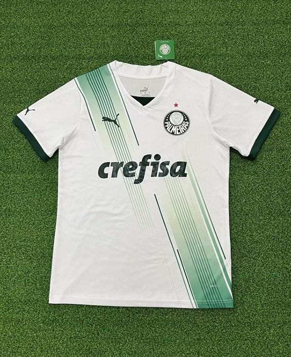 23-24 Season Palmeiras Away White Color Soccer Jersey