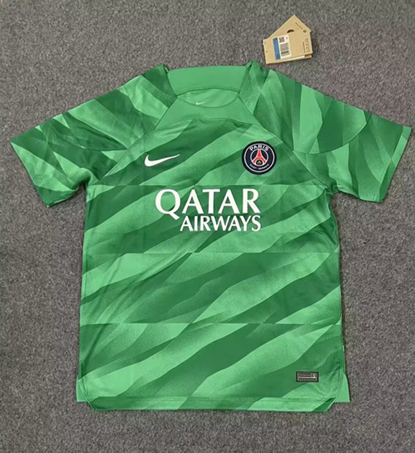 23-24 Season Paris Saint Germain Goalkeeper Green Color Football Jersey