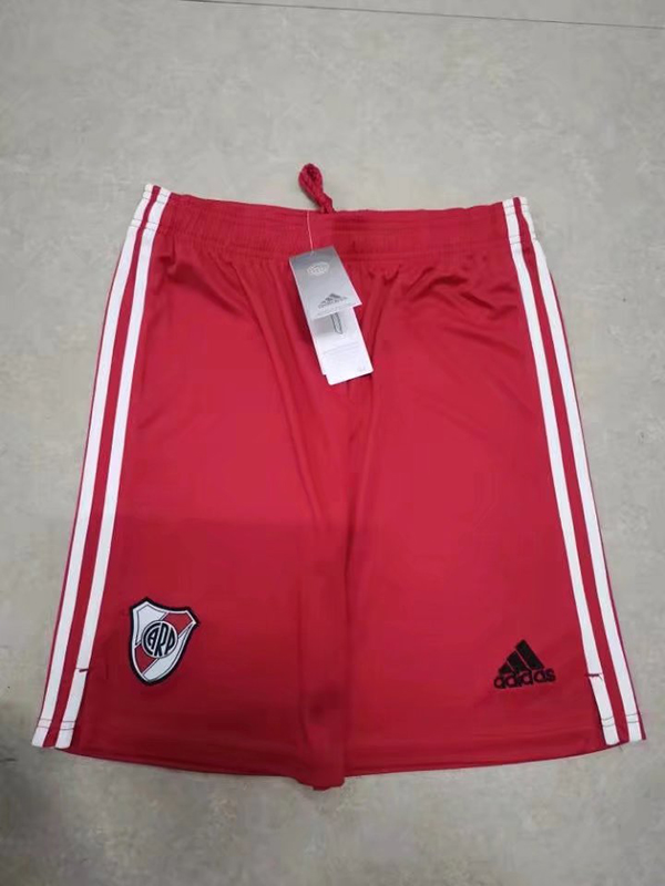 21-22 Season River Plate Away Red Color Soccer Shorts