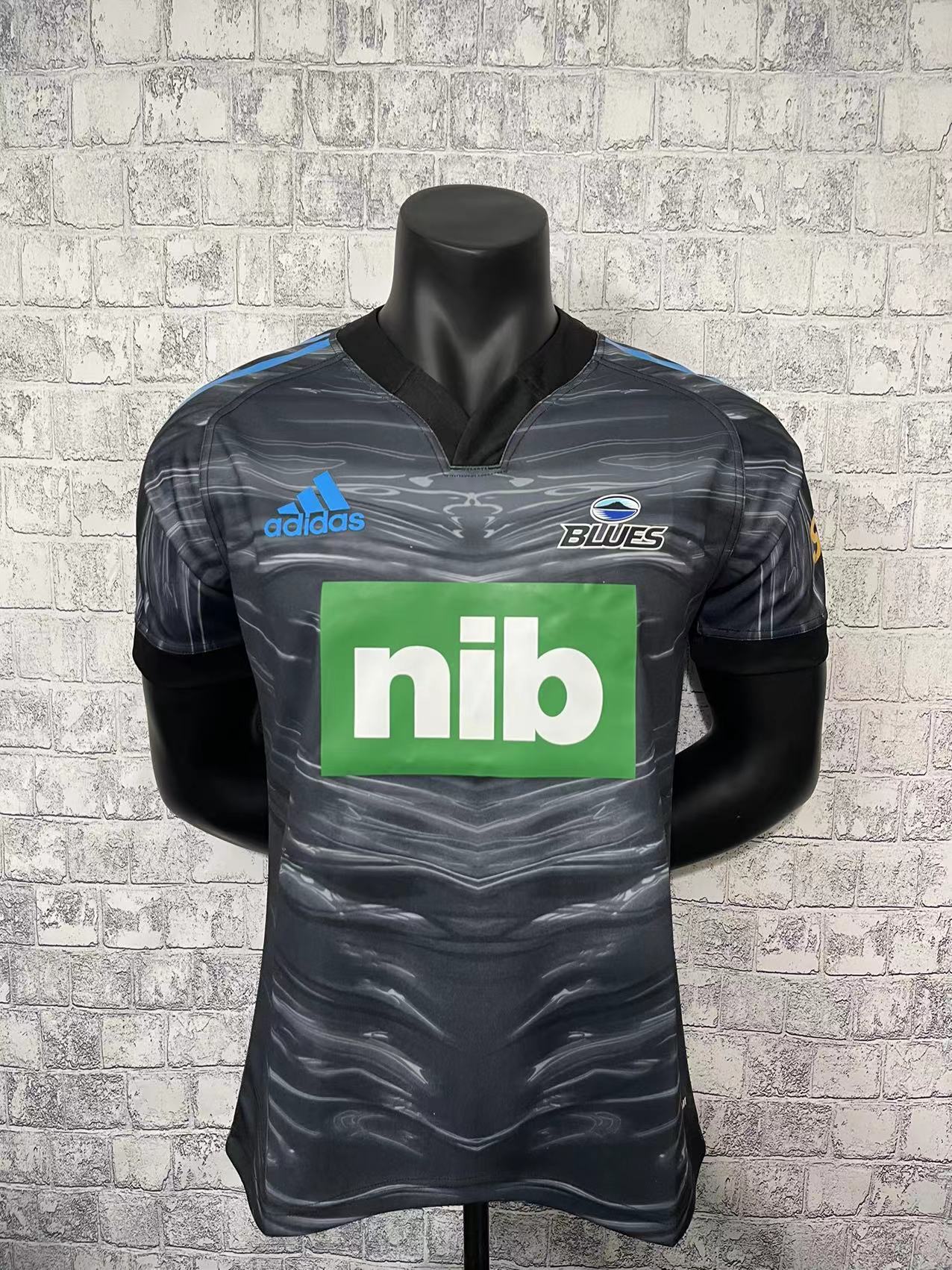 2022 Season Blues A11 Dark-Blue Color Training Rugby Jersey