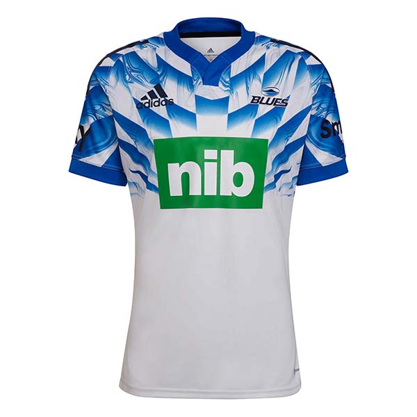 2022 Season Blues Away Blue-White Color Rugby Jersey