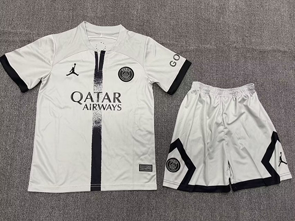 22-23 Season Paris Saint Germain Away White Color Kids Kit